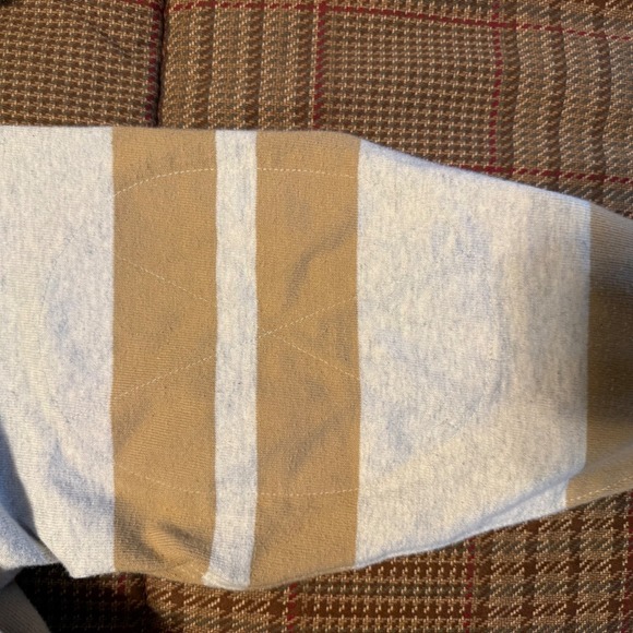 American Eagle Outfitters Mens Rugby Shirt Long Sleeve Stripe Classic Fit L - Picture 9 of 9